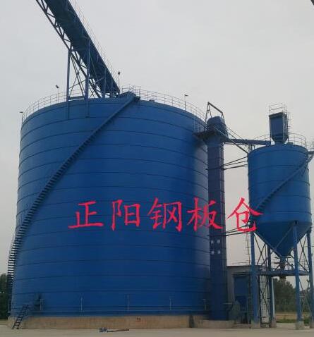 让胡路大型矿粉钢板库